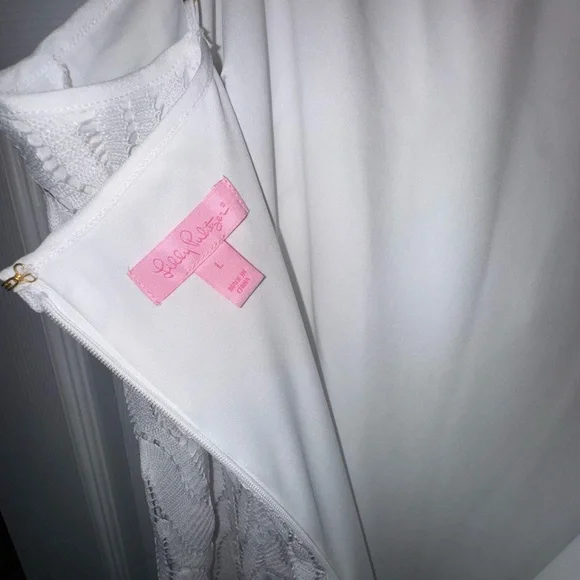 Lilly Pulitzer White Lace Maxi Dress - Picture 3 of 3